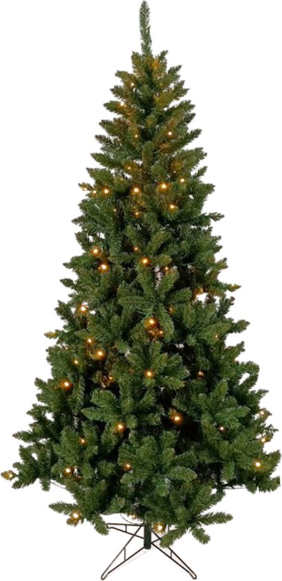 Buxibo PVC kerstboom 180 cm met 150 LED — kunstkerstboom van Buxibo